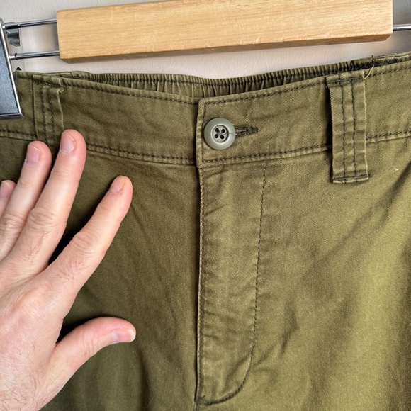 Old Navy Womens M-TALL OG Chino Casual High-Rise Pant Olive Green Campus Office - Picture 5 of 15
